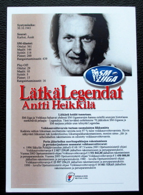 Antti Heikkilä ÄSSÄT Lätkälegendat
