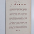 Viljo Kajava : Hyvä on meri : runoja - pikkukuva 2