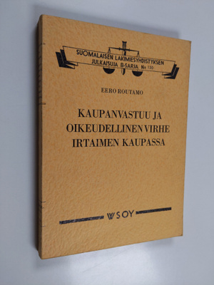 Eero Routamo : Kaupanvastuu ja oikeudellinen virhe irtaim...