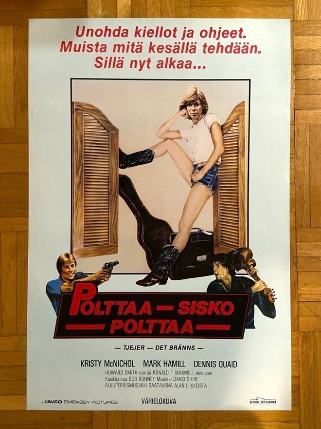 Vanha elokuvajuliste: Polttaa - sisko polttaa