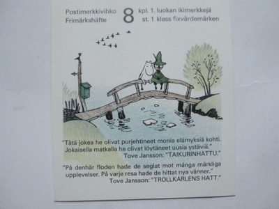 Muumit 1994 ystävyydellä postimerkkivihko