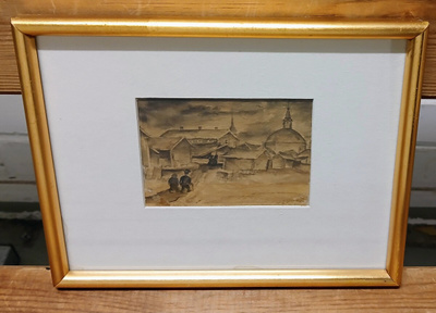 Arvi Mäenpää 1899-1976 "Maisema, Lapua"