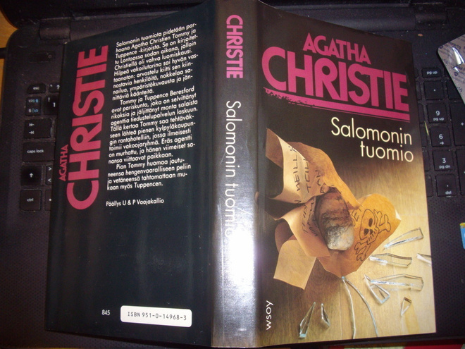 Agatha Christie : Salomonin tuomio ( 1 p. 1988 ) EIPK !
