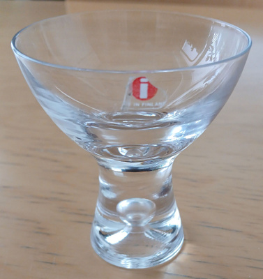 Tapio Liköörilasi, Iittala , Design Tapio Wirkkala.