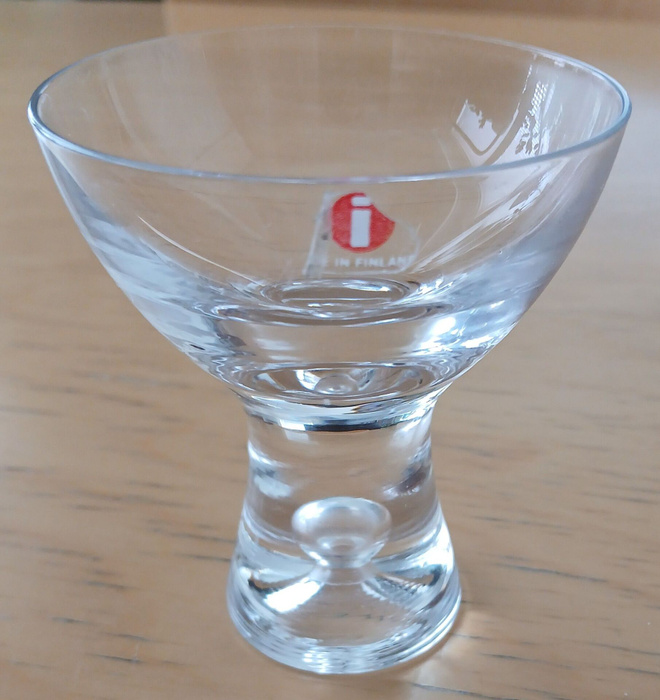 Tapio Liköörilasi, Iittala , Design Tapio Wirkkala.