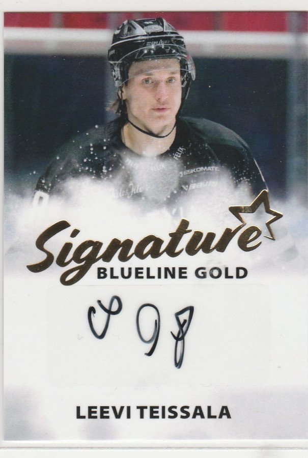 2024/25 Blueline ser.1 Signature Gold Teissala , TPS /40
