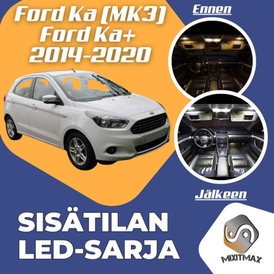 Ford Ka (MK3) Sisätilan LED-sarja 5-osainen