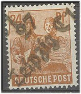 Saksa venäl.miehitys Mi 174 V ++ (sign. Dr Herbst)