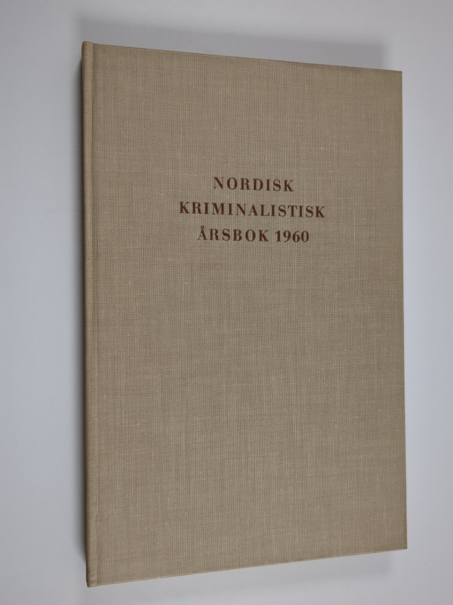 Nordisk kriminalistisk årsbok 1960