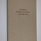 Nordisk kriminalistisk årsbok 1960 - pikkukuva 1