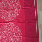 Pöytäliina, punainen, puuvillaa 125x  130cm - pikkukuva 3