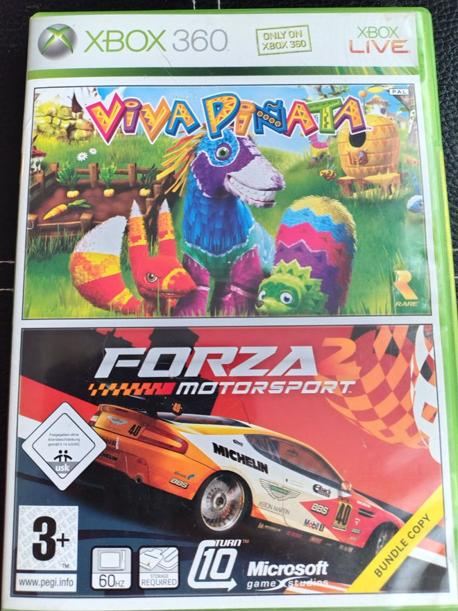 Xbox 360 Viva Pinata Forza Motorsport 2