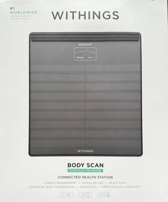 WITHINGS Body Scan ÄLYVAAKA käytetty HEALTH STATION coool