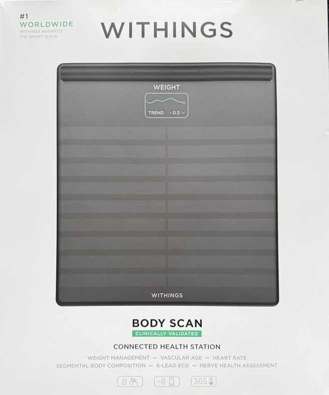 WITHINGS Body Scan ÄLYVAAKA käytetty HEALTH STATION coool