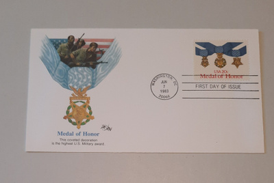USA FDC Kunniamitali/medal of honor 1983