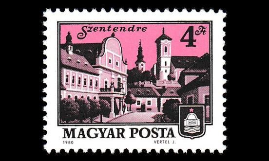 Unkari 3441 ** Käyttösarja kaupunkimaisemat (1980)