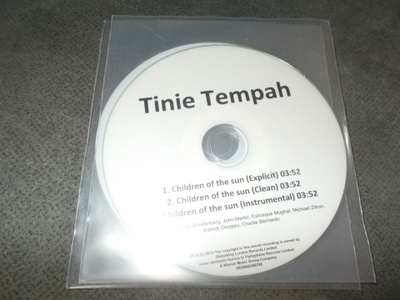PROMO CDS TINIE TEMPAH ** CHILDREN OF THE SUN **