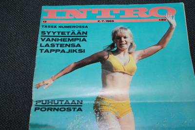 6 kpl Intro lehti 1968 ja 1969