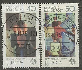 Länsi-Saksa Mi 840-1 o loisto