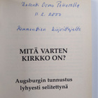 Eero Parvio : Mitä varten kirkko on : Augsburgin tunnustu... - pikkukuva 3