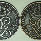 1920 ja 1949 Ruotsi 5 Fem Öre - pikkukuva 1