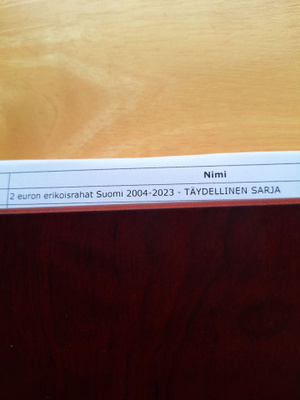 Suomen 2€ erikoiskolikot. 2004-2023.