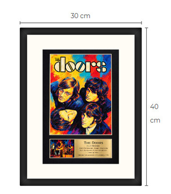 Uusi The Doors art print kehystetty 30 cm x 40 cm
