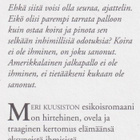 Meri Kuusisto: Amerikkalainen - pikkukuva 3