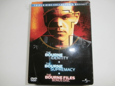 DVD THE BOURNE TRIPLE DISC COLLECTOR’S BOXSET