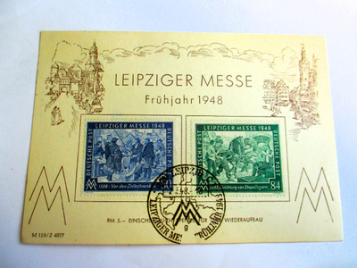 1948 Leipzig messukortti