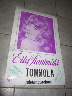 EILA PIENIMÄKI - VANHA ORIG KEIKKAJULISTE