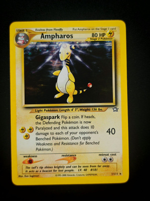 Pokemon kortti Ampharos Neo Genesis holo