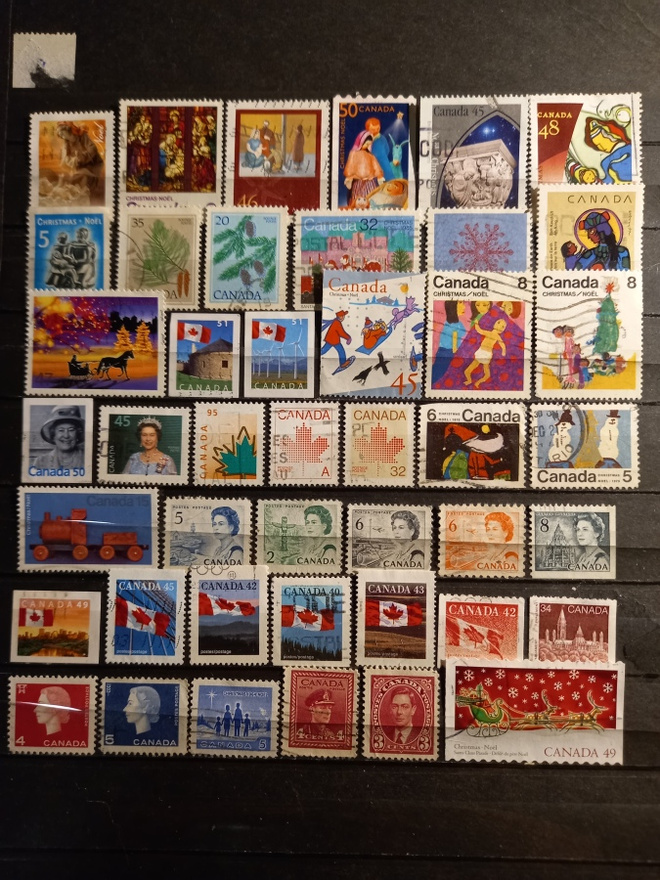 KANADA suuri levyllinen merkkejä -44 eril o