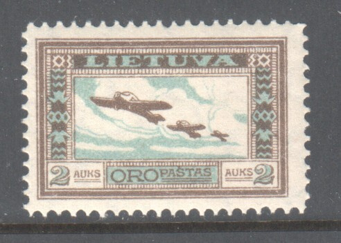 Liettua 1921 2A  Kaunas-Köningsberg airservice