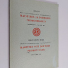 Kutsu valtiotieteellisen tiedekunnan maisterin- ja tohtor... - pikkukuva 1