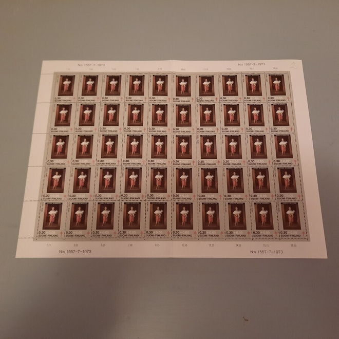 Suomi arkki (50) 1973 TUB 0,30+0,05mk ** Simberg