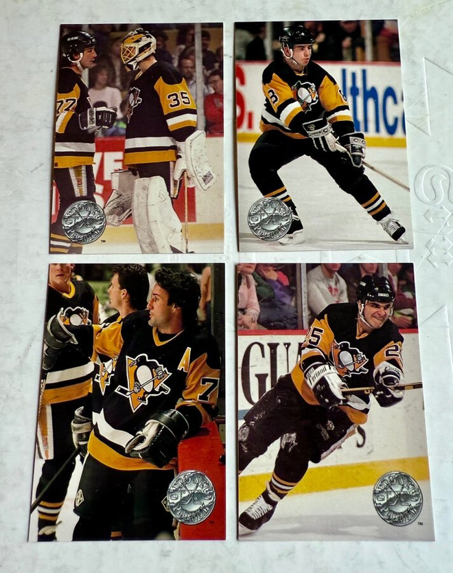 1991-92 Pro Set Platinum: Pittsburgh Penguins: Coffey jne