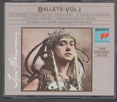 IGOR STRAVINSKY  »BALLETS -VOL 1» [3CD]