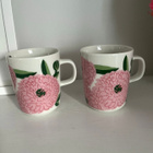 Marimekko Oiva Primavera pinkki kuppi 2,5dl 30€/1kpl - pikkukuva 1