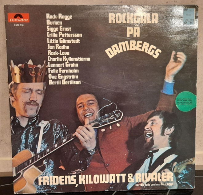 ROCKGALA PÅ DAMBERGS 2379018 1971 Ruotsi