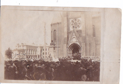 VANHA Valokuva Postikortti Viipuri 1908