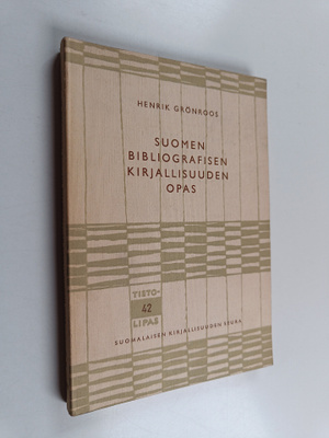 Henrik Grönroos : Suomen bibliografisen kirjallisuuden opas