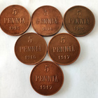 5 penniä Suuriruhtinaskunta, sarja 1865-1917 - pikkukuva 5