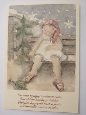 Onnesta täyttyy tonttusen rinta kun.................