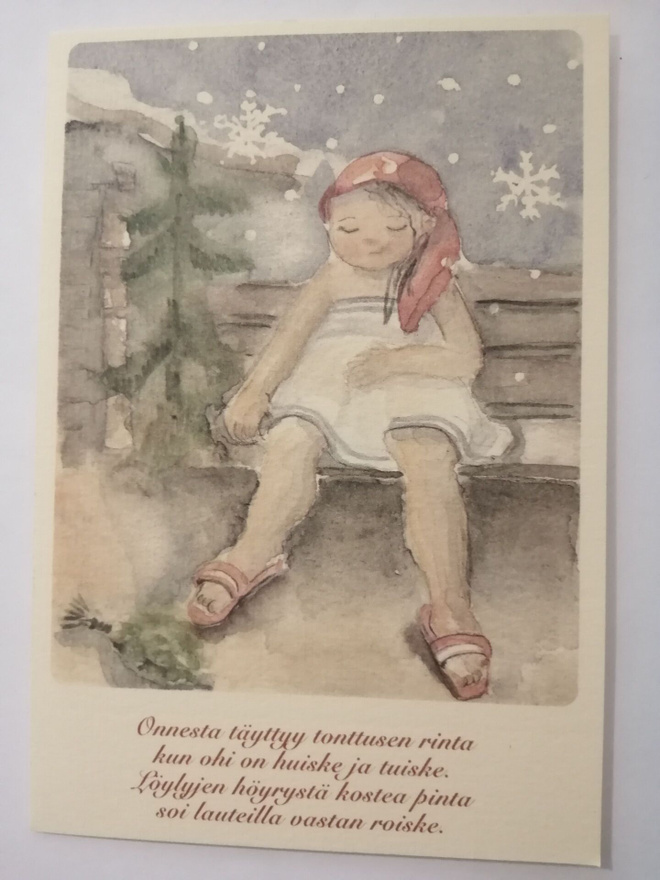 Onnesta täyttyy tonttusen rinta kun.................