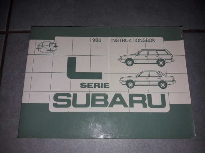 Subaru Leone 1985 - 1990 omistajankäsikirja