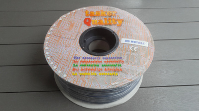 Tasker C121 2x0,25 mm2 Audio Kaapeli 100 m Kela