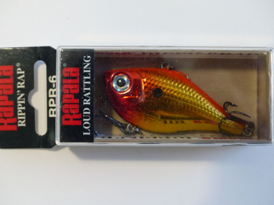 RAPALA RIPPIN' RAP 6cm, 14g Väri: Chrome Gold Fluorecent Red