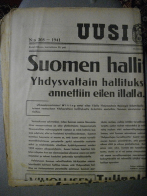 Uusi Suomi Nro 308/12.11.1941 (3.3)