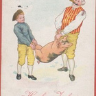 Sikaa viedään teuraaksi - kulk v 1914 - pikkukuva 1